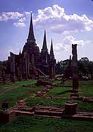 Triple Stupas :: Ayuthaya, Thailand